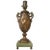 1950s Hollywood Regency Style Goldtone Spelter Urn Table Lamp on Marble Base For Sale In Los Angeles - Image 6 of 6