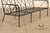 Vintage Wrought Iron Scrollwork Garden Bench For Sale - Image 16 of 18
