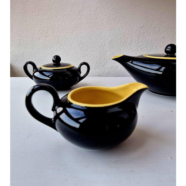 Mid-Century Modern Tea Set by Villeroy & Boch, 1950s, Set of 9 For Sale - Image 6 of 12