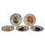 Dessert Plates the Lost Arrows of William Tell by Hilton Mc Connico for Daum, 1987, Set of 6 For Sale - Image 4 of 8