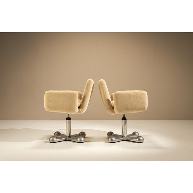1970s Planula Swivel Armchairs by Ettore Sottsass, Italy, 1970s, Set of 2 For Sale - Image 5 of 13