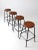 Vintage Bar Stools Set of 4 For Sale - Image 4 of 11