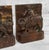 Brown Antique Chinese Soapstone Monkey Riding Buffalo Library Bookends - A Pair For Sale - Image 8 of 9