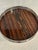 1960s Italian Silverplate Pierced Gallery Tray With Faux Bois Bakelite or Formica Surface For Sale In New Orleans - Image 6 of 8