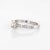 Mid 20th Century Oval Cut 0.86 Carat Diamond Engagement Ring 14 Karat Gold Fine Bridal size 6.75 For Sale - Image 4 of 7