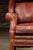 Vintage Leather Wingback Armchair With Ottoman in Red by Whittemore-Sherrill For Sale - Image 10 of 10