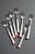 1970s Boho Chic Denby Regency White Jewel Flatware - Forks For Sale - Image 4 of 12
