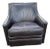 2010s Henredon Leather Swivel Chair For Sale