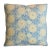 A custom-tailored designer pillow by Mike Seratt of The Prized Pig in designer Susan Tucker's linen fabric called "Kiku”...