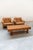 Model Coronado Armchairs with Poufs in Cognac by Tobia & Afra Scarpa for B&B Italia, 1970, Set of 4 For Sale - Image 3 of 18