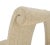 Wood Designmaster for Domain Scroll-Back Damask Dining Chairs With Bullion Fringe & Turned Mahogany Legs, Set of 6 For Sale - Image 7 of 14