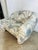 Vintage Carson Chaise Reupholstered in Thibaut Fabric For Sale - Image 9 of 9