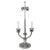 Karl Springer Attrib Table Lamp Nickel Plated Art Deco Revival For Sale - Image 13 of 13