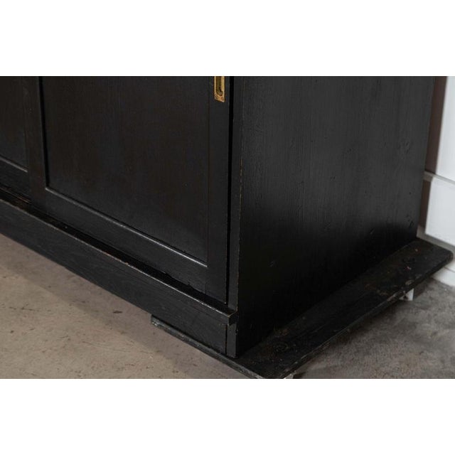 English Ebonised Oak Dresser Base, 1900 For Sale - Image 14 of 18