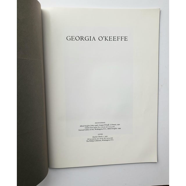 Paper 1985 Georgia O'Keeffe Monograph by Sasha M. Newman | the Phillips Collection For Sale - Image 7 of 18