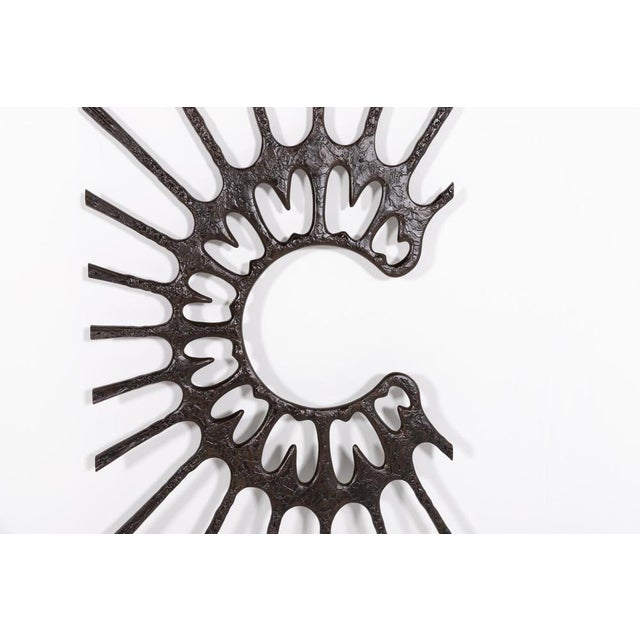 Brutalist Brutalist Wall Sculpture, 1980s For Sale - Image 3 of 7