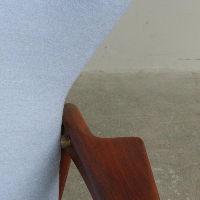 Carlo Wingback Armchair attributed to Ib Kofod-Larsen for Carlo Garn, Denmark, 1960s For Sale - Image 12 of 13