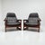 Percival Lafer Mid-Century Modern MP-91 Earth Lounge Chairs and Ottoman from Percival Lafer, Brazil, 1970s, Set of 3 For Sale - Image 4 of 18