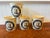 1970s French "Miel Surfin" Wax-Coated Honey Pots – Set of 4 – New Old Stock – Blue & Cream Beehive Containers For Sale - Image 9 of 13