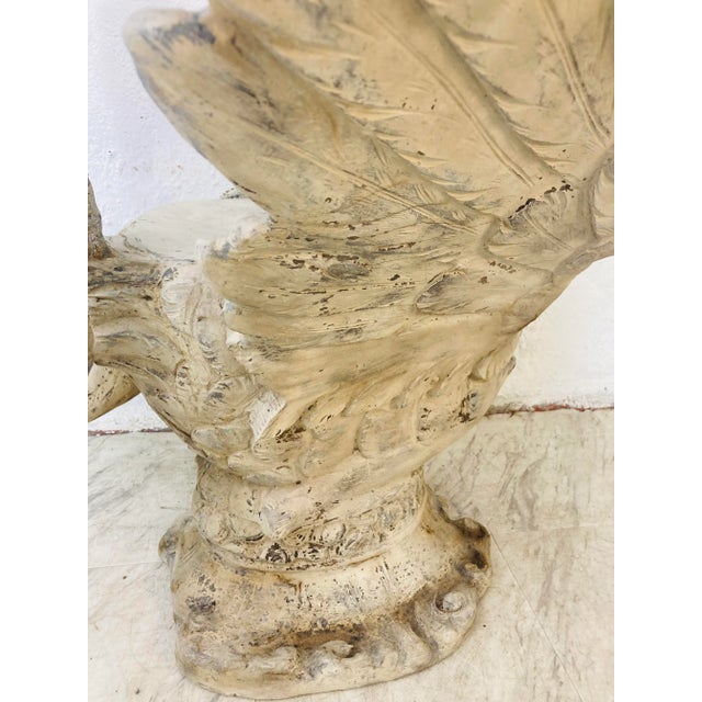 Vintage Coastal Outdoor Swan Chair For Sale - Image 10 of 13