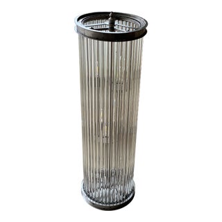 Timothy Oulton Modern Floor Lamp W/Round Crystals For Sale