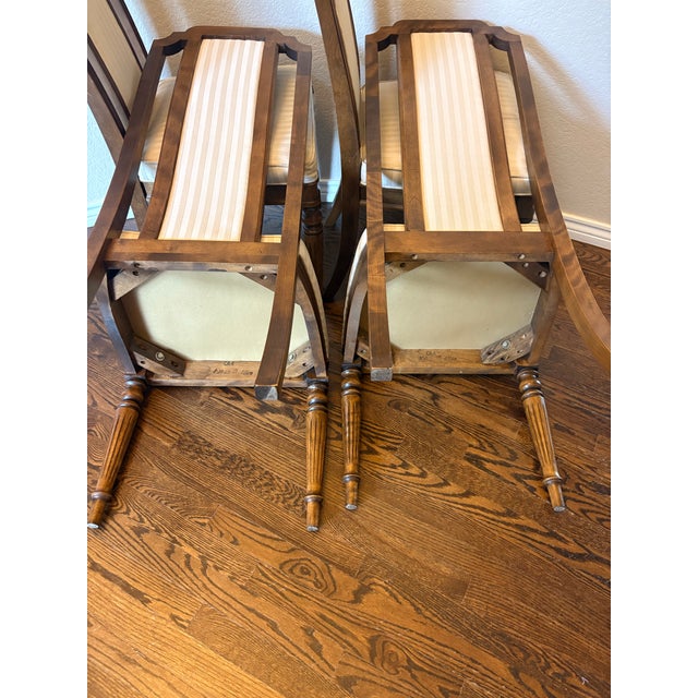 1980s 1980s Ethan Allen Classic Manor Maple Dining Chairs - Set of 4 For Sale - Image 5 of 12