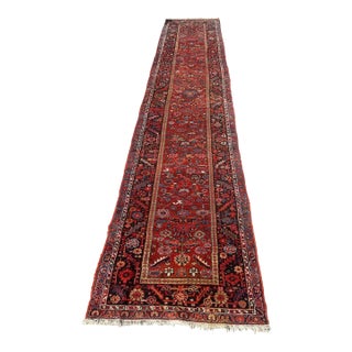 Circa 1920 Persian Heriz Runner For Sale