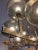 Antique Chandelier in Chrome and Glass by Holger Johansson, 1950s For Sale - Image 6 of 14
