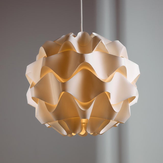 Beige Model 172 Pendant by Poul Christiansen for Le Klint, 1970s For Sale - Image 8 of 12