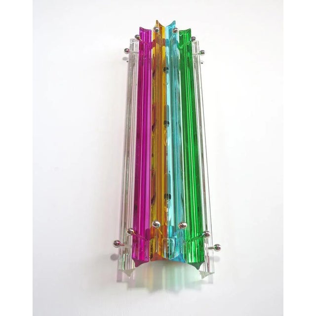 1990s Vintage Italian Wall Sconce in Murano Glass, 1990s, Set of 4 For Sale - Image 5 of 10