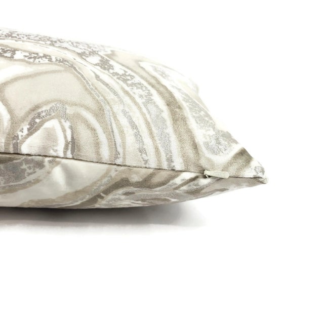 Modern Holly Hunt Marbled in Terrazzo Lumbar Pillow Cover For Sale - Image 3 of 5