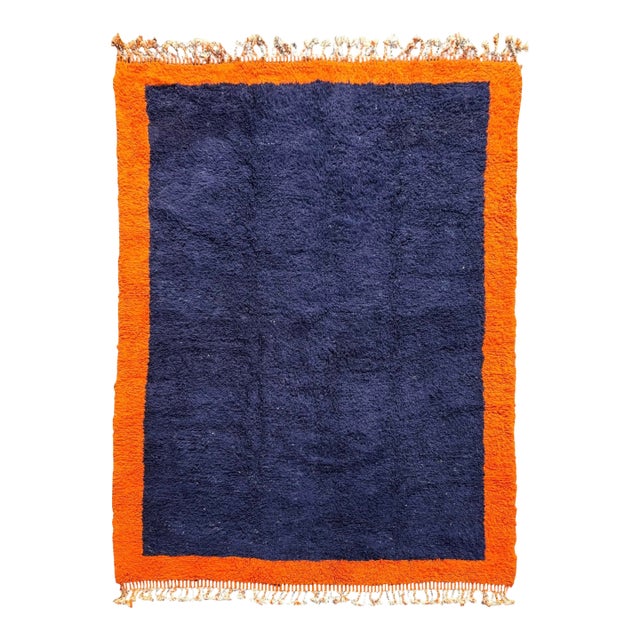 New Handmade Moroccan Mrirt Rug 200x300 Cm For Sale