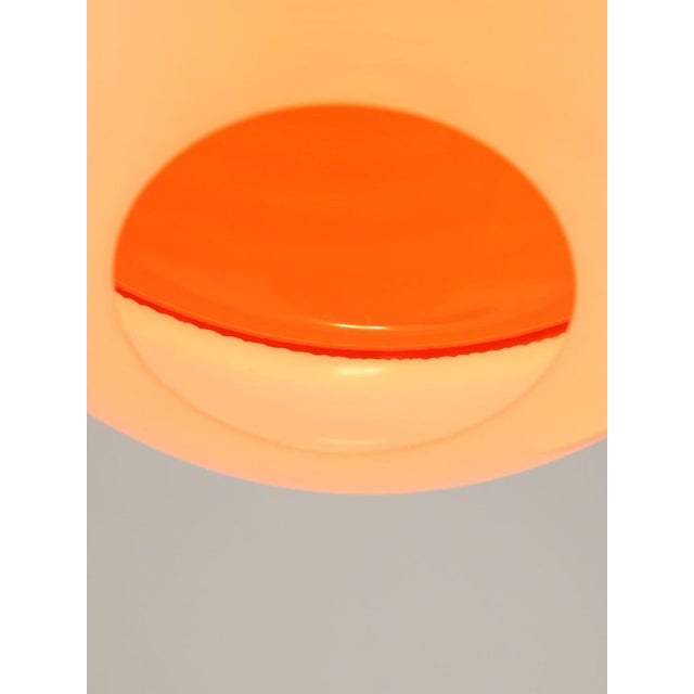 Space Age Italian Orange Pendant Lamps, Set of 2 For Sale - Image 18 of 18