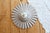 Vintage Pleated Ceramic Pendant Light in Lilac and Taupe, 1990s For Sale - Image 4 of 8
