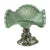 Green Glass Bowl on Silver Base with a Romantic Scene from La Meridiana, Italy For Sale - Image 8 of 8