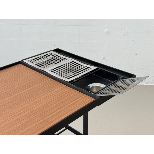 Pastoe Serving Trolley by Cees Braakman for Pastoe, Netherlands, 1950s For Sale - Image 4 of 16