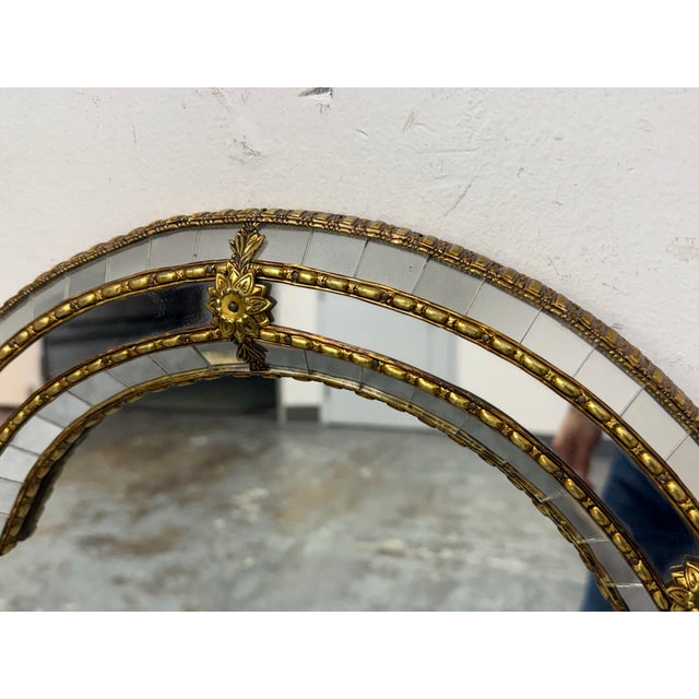Late 20th Century Vintage Rh Spanish Hollywood Regency Wall Mirror. For Sale - Image 5 of 12