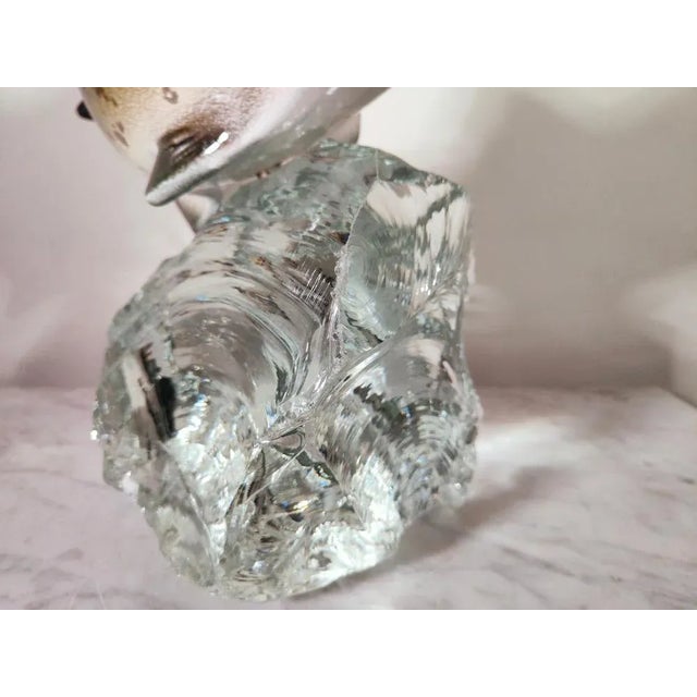 Porcelain Fish on Glass Stand, 1950s For Sale - Image 12 of 13