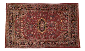Vintage Persian Kazvin Rug