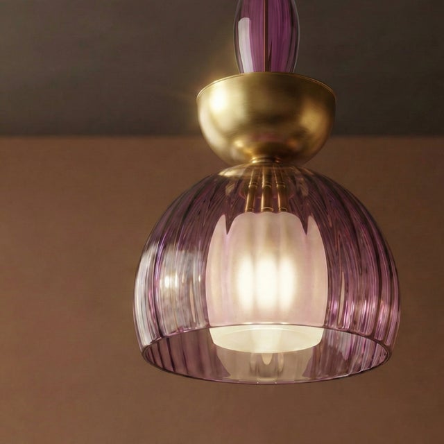 Pendant Lamp in Murano Glass, 1980s For Sale - Image 4 of 5