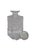 Mid to early century American cut crystal decanter with stopper. Dimensions: 3.25" x 3.25" x 8.75" (W x D x H)
