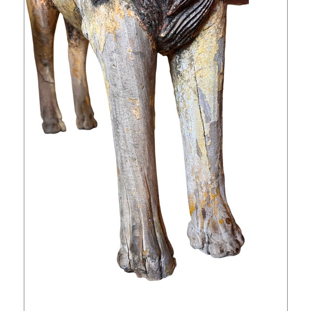 Late 19th Century Anglo-Indian Peacock and Lion Throne Chair For Sale - Image 17 of 17