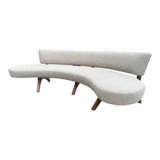 Custom Sculptural "Kagan" Style Sofa For Sale
