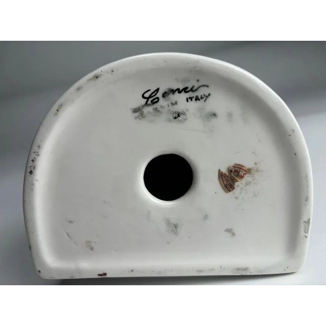 Ceramic Lenci Glazed Ceramic Praying Madonna, Italy, Turin, 1940s For Sale - Image 7 of 8