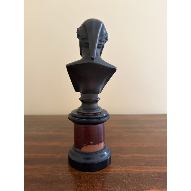 Grand Tour Style Brass and Marble Classical Figure Collection For Sale - Image 12 of 14