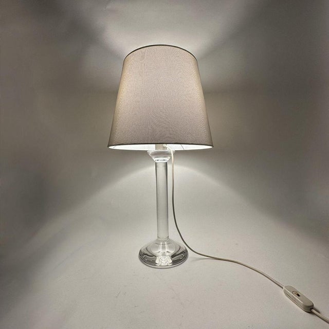 Silver Glass Table Lamp from Ingo Maurer, 1970s For Sale - Image 8 of 17
