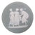 Mid-Century French Limoges Biscuit Porcelain Pate-Sur-Pate Three Graces Plaque by Camille Tharaud Workshop, 1950s For Sale