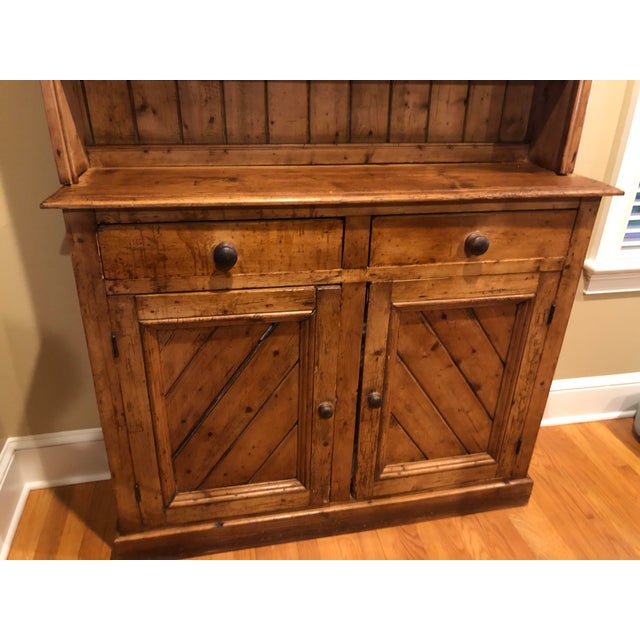 Antique Pine Hutch Sideboard Server Chairish