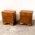 Vintage Art Deco Bedside Cabinets in Wood, 1930s, Set of 2 For Sale - Image 10 of 10
