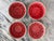 Ceramic Hand Made in Greece Vintage Watermelon Bowls - Set of Four For Sale - Image 7 of 11